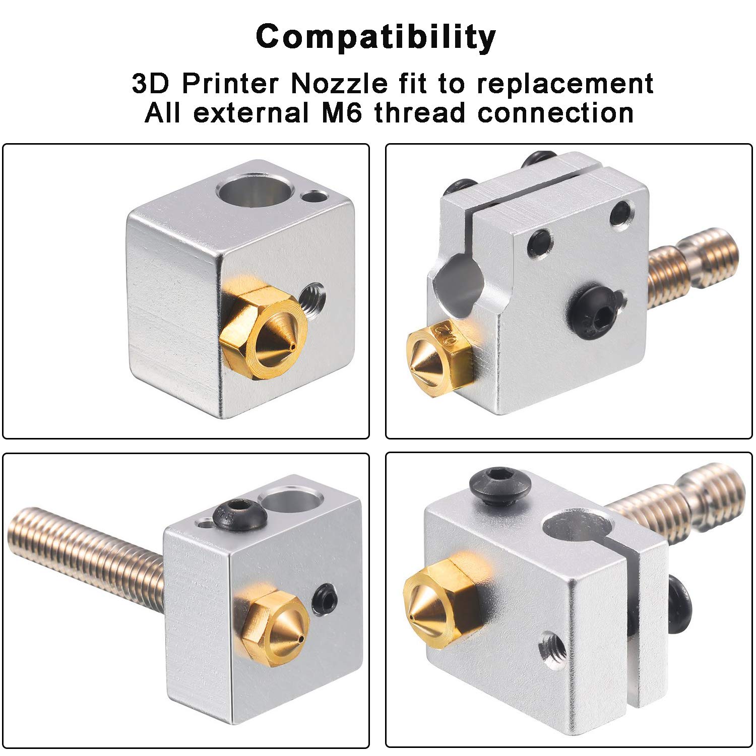 0.4mm Brass Nozzles 3D Printer - Hotend 0.4Mm recension och pris