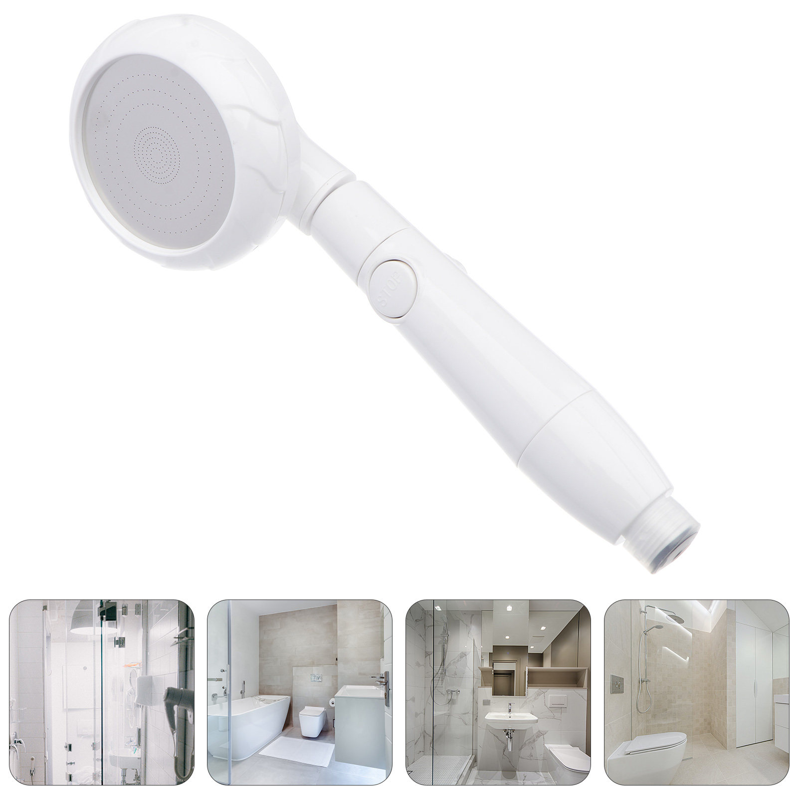 Handheld Shower Head Multi Mod - Nozzle Brass recension och pris