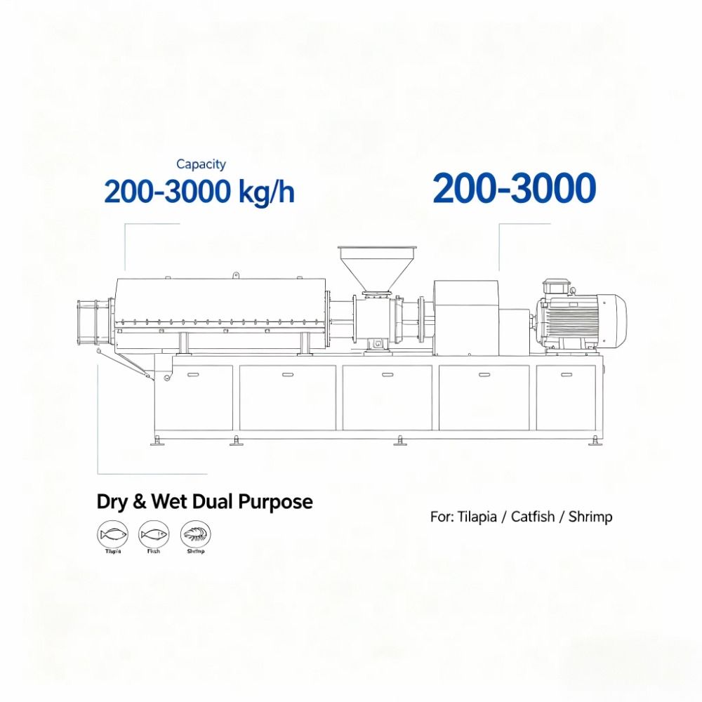 Floating Fish Feed Extruder Do - Extruder recension och pris