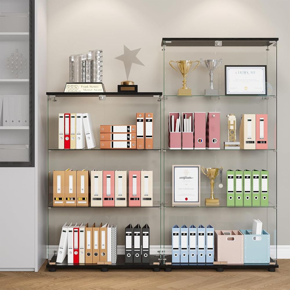Glass Display Cabinet with 4-S - Glass Bed recension och pris