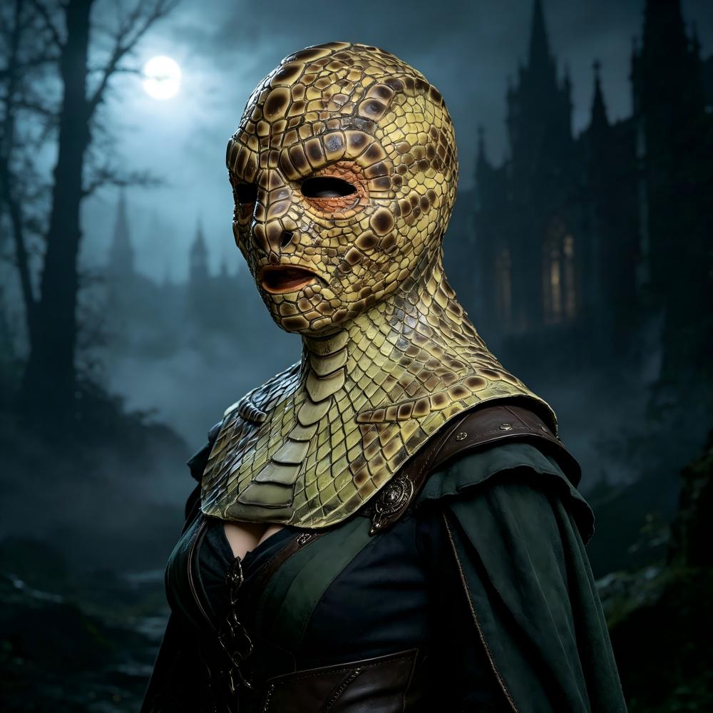 Realistic Snake Monster Mask L - Cobra Extruder recension och pris