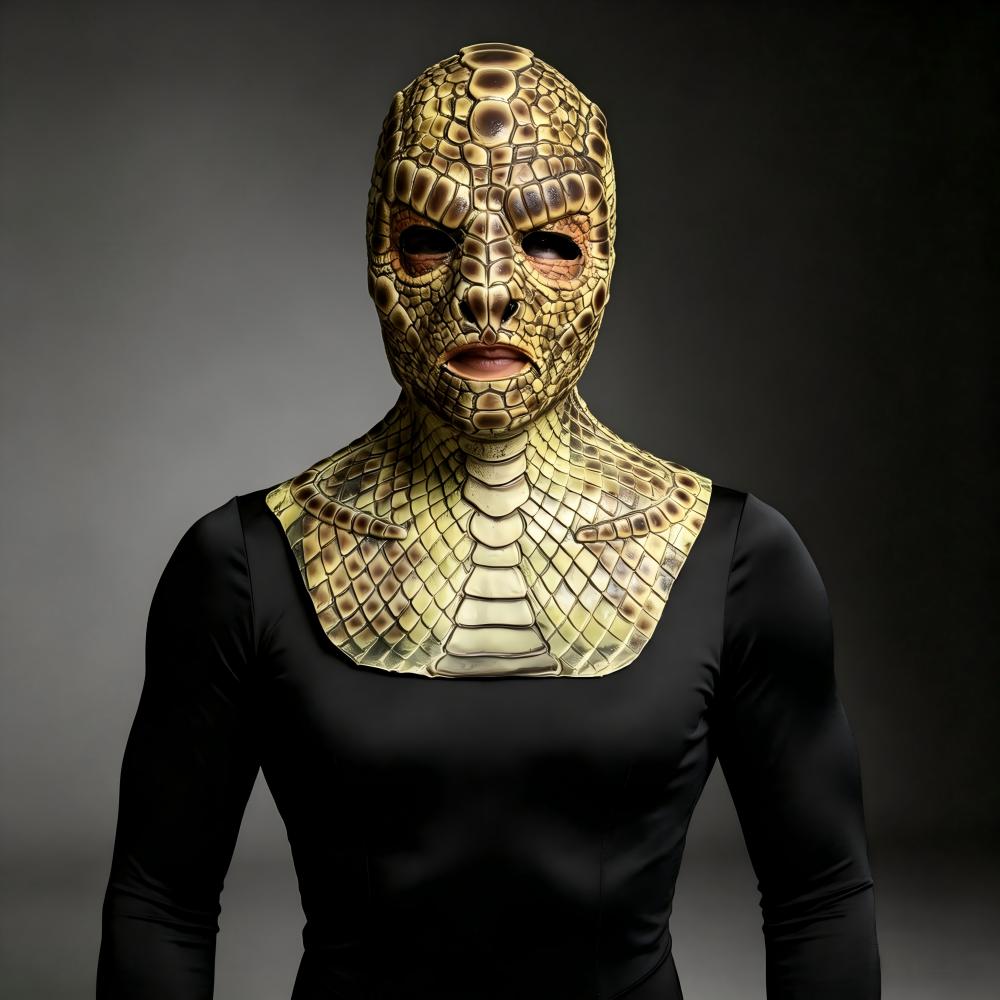 Realistic Snake Monster Mask L - Cobra Extruder recension och pris
