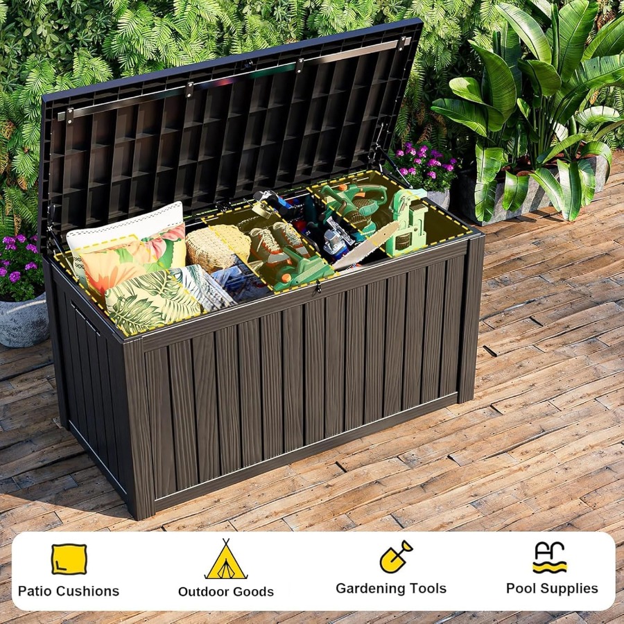 Outdoor storage box for patio  - Uv Resin recension och pris