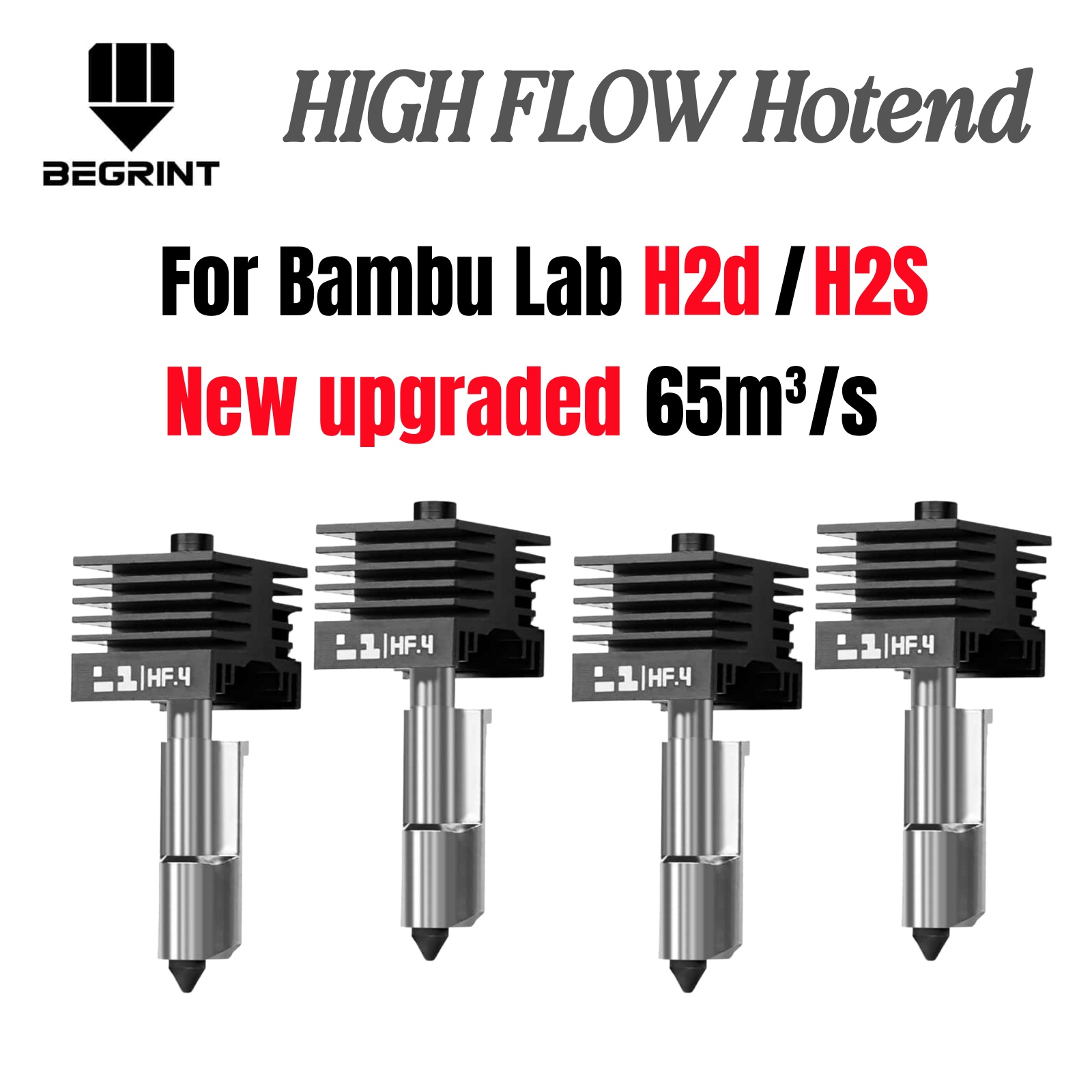 For Bambu Lab H2S H2D High flo - Hotend 0.4Mm recension och pris