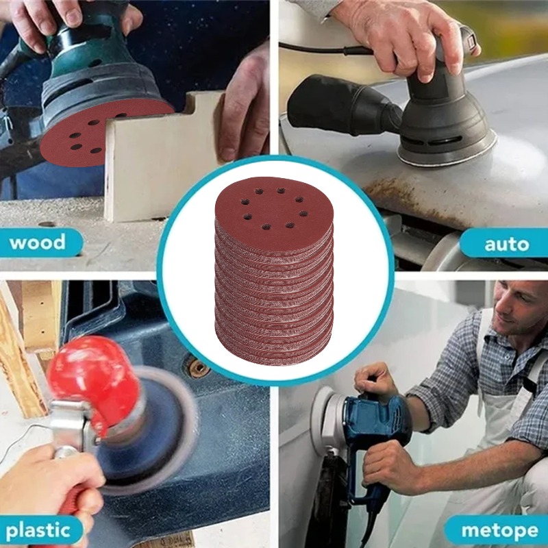 100PCS Sanding Discs 8 Hole Ho - Extruder recension och pris