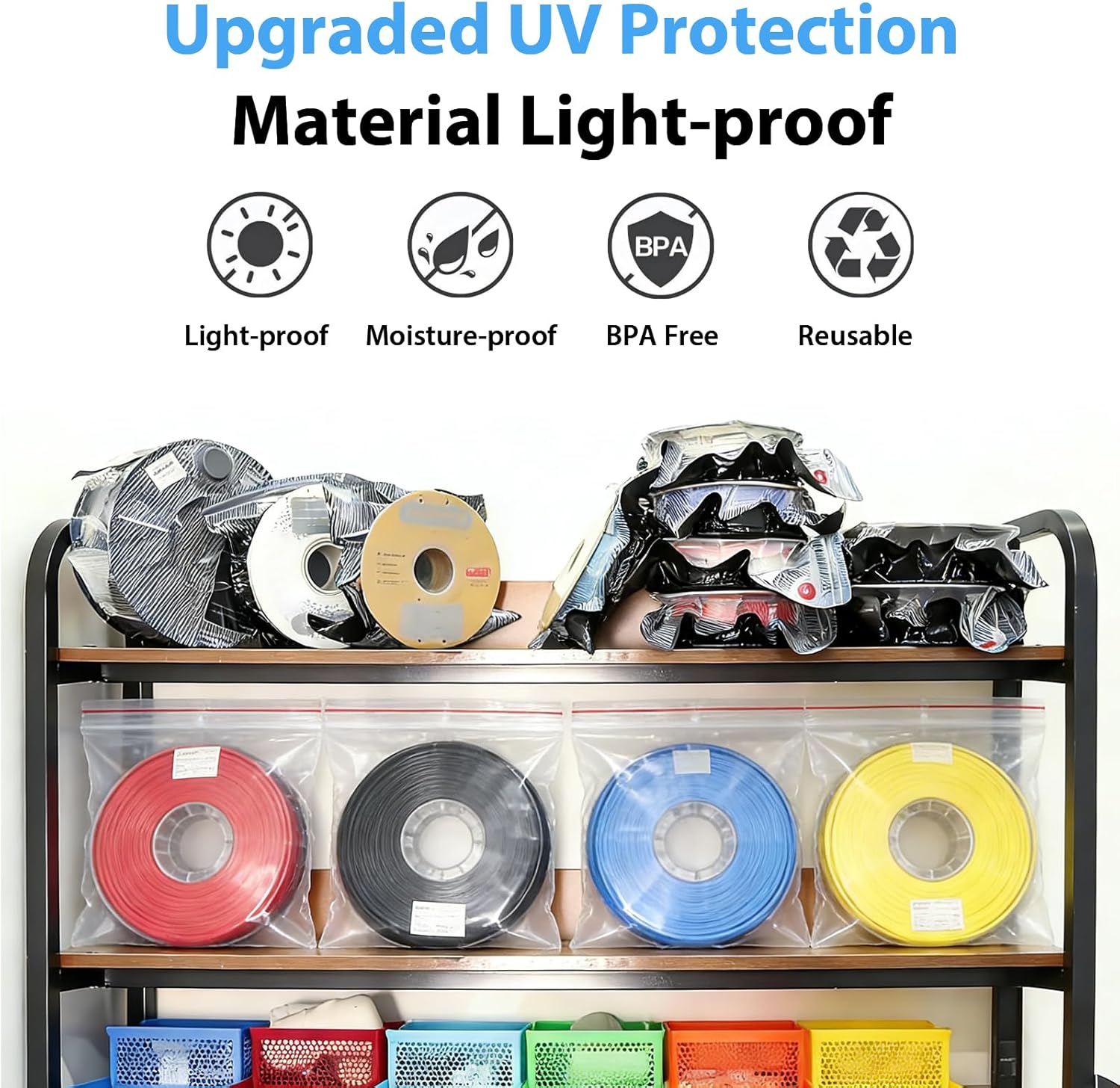 Upgraded 3D Printer Black Fila - Petg Filament recension och pris