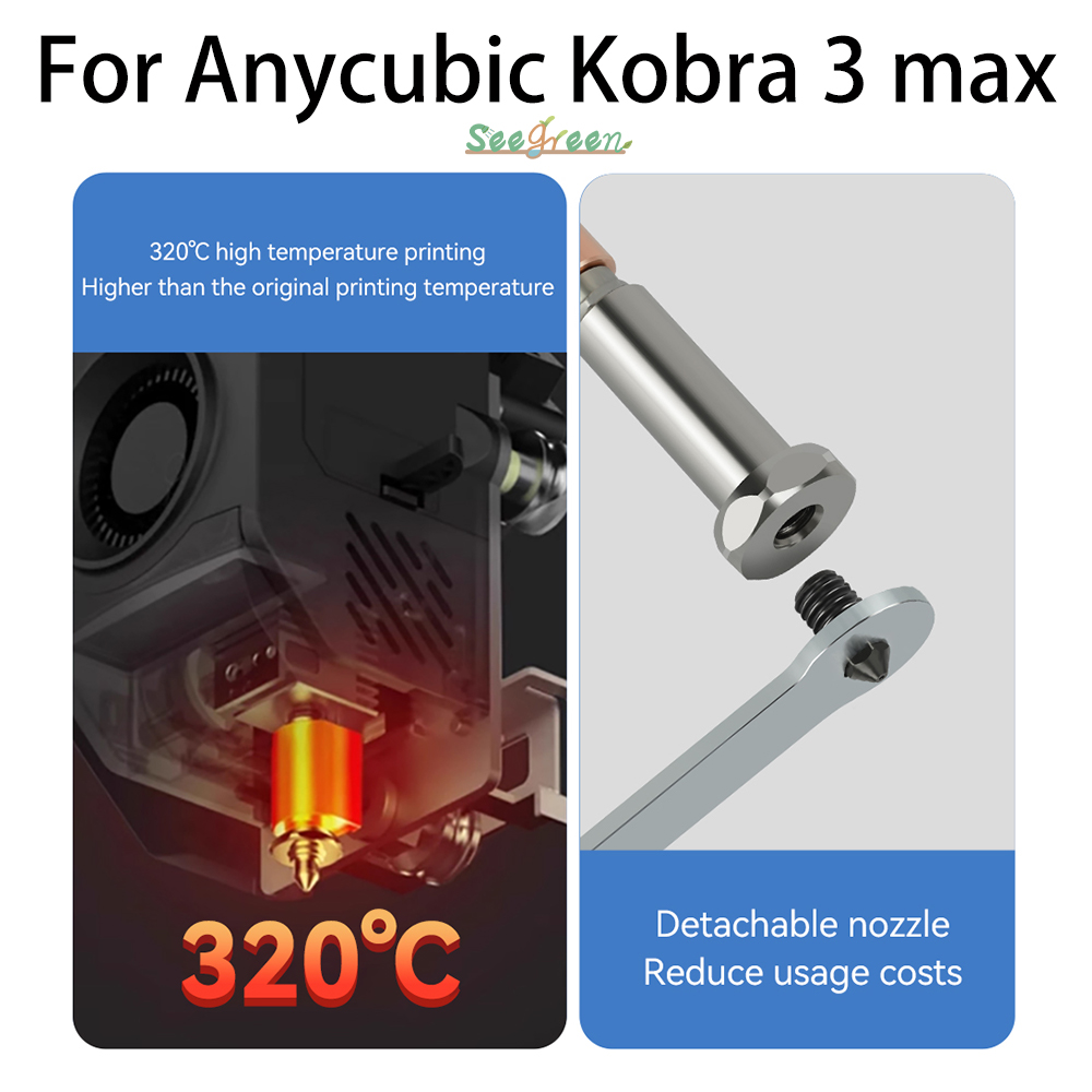 New Upgrade Nozzle For Anycubi - Hotend 0.4Mm recension och pris