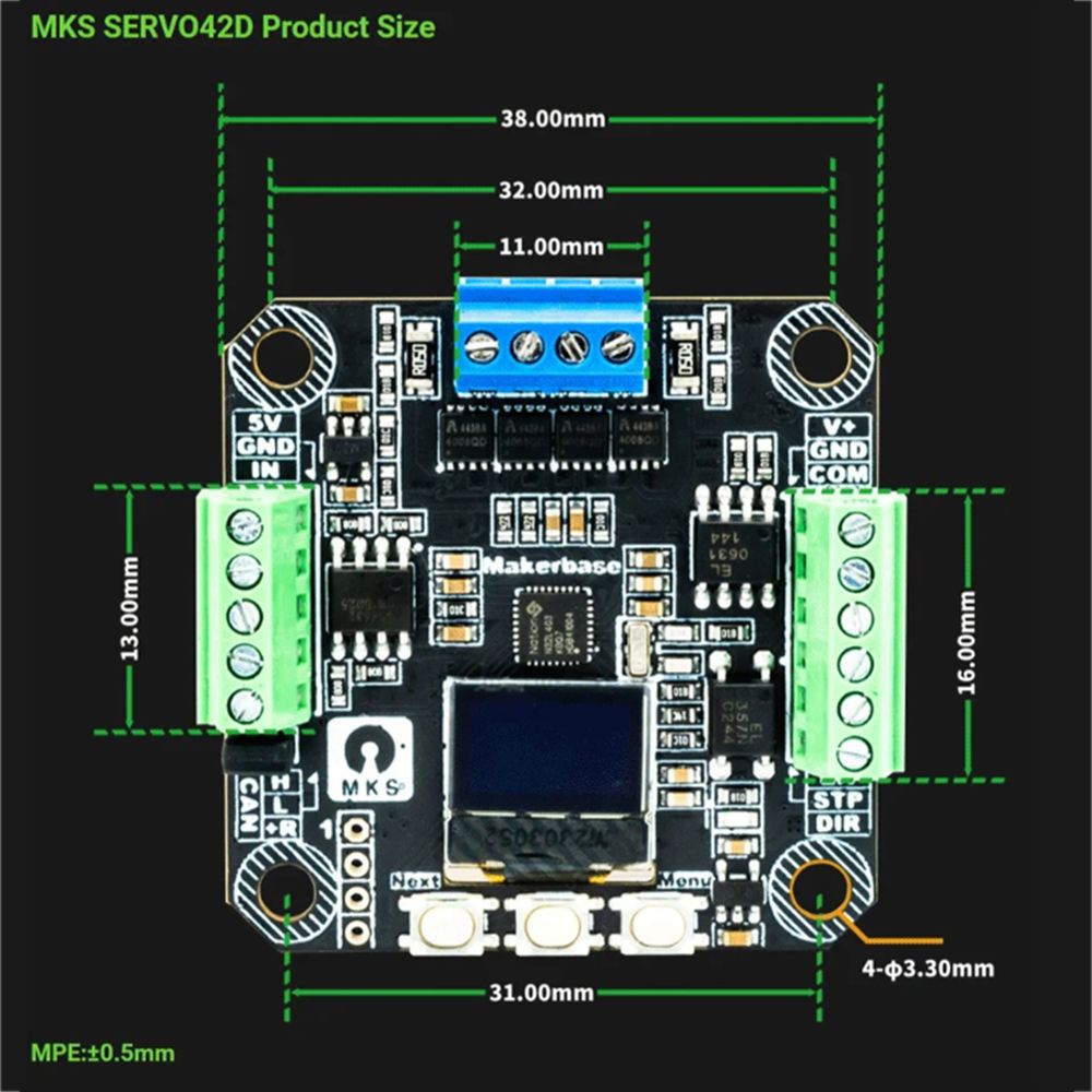[AC18 Digital]/SERVO42D 40 CAN - Closed Loop Stepper Motor Nema 17 recension och pris