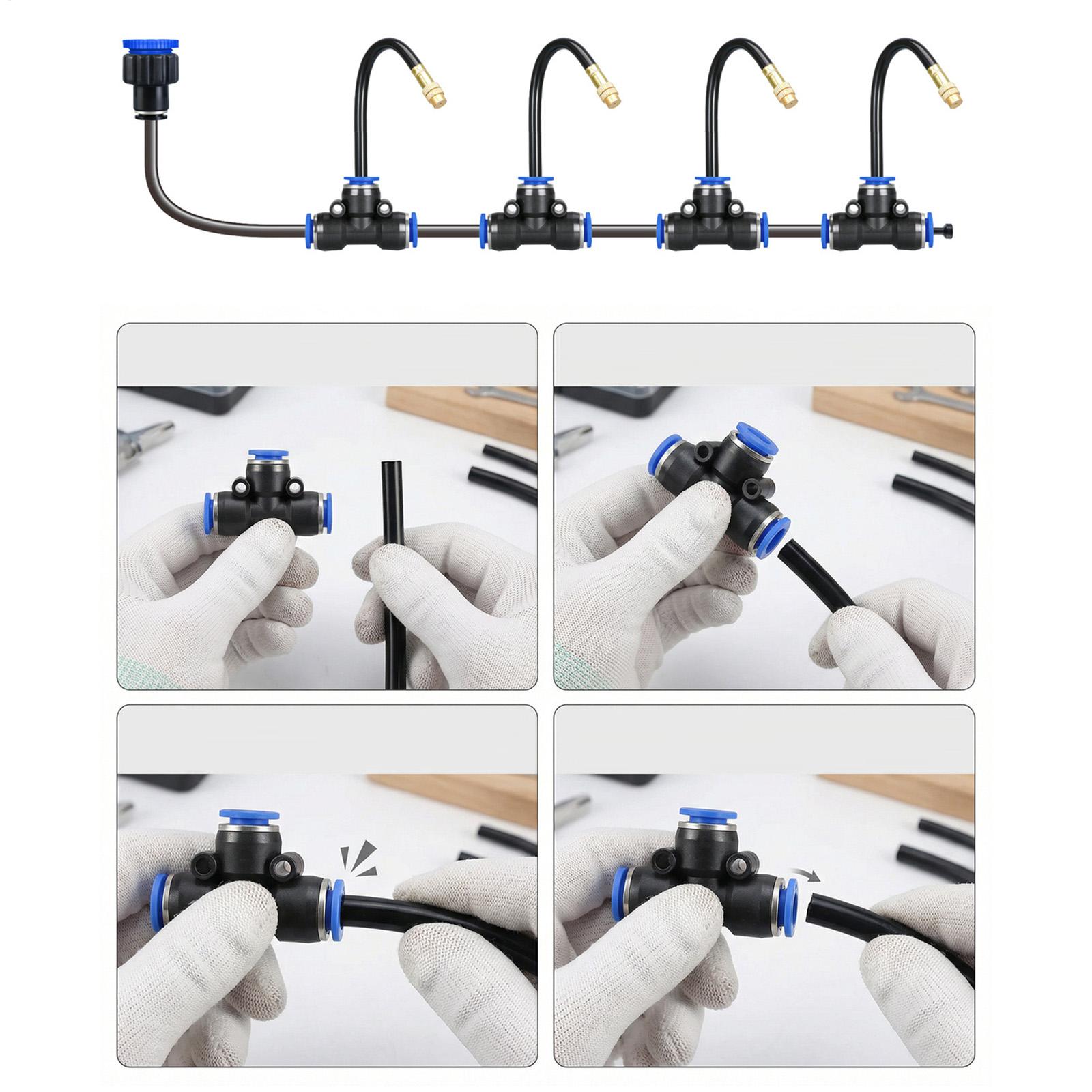 Misting Nozzles With T-Connect - Nozzle Brass recension och pris