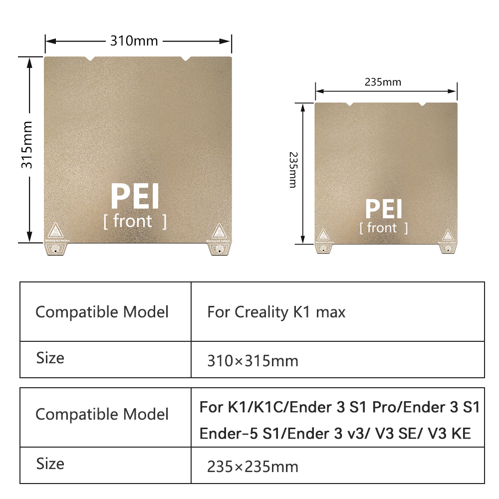 K1 Max Build Plate For Crealit - 3D Printer Bed recension och pris