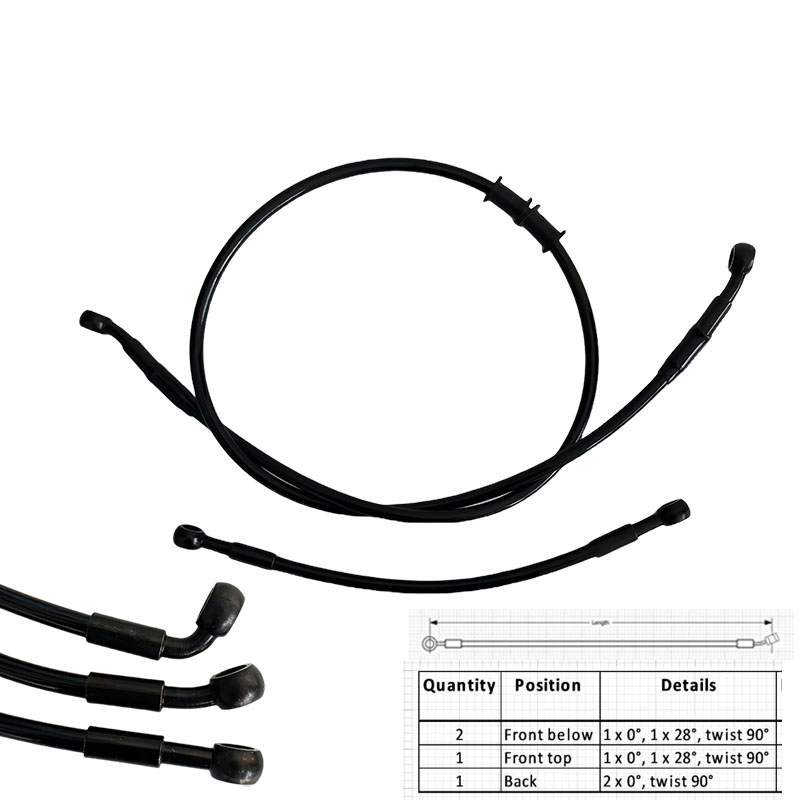 AN3 Moto Hydraulic Stainless S - Ptfe Tube recension och pris