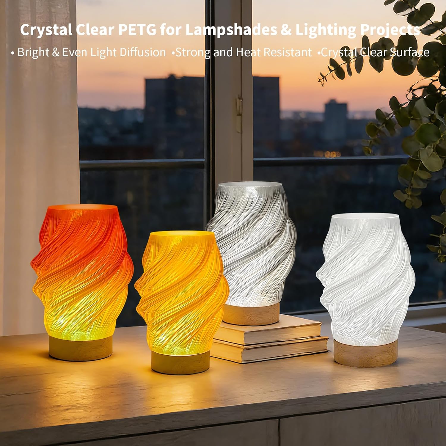 Pla Half Transparent 3D Printe - Filament 1.75 recension och pris
