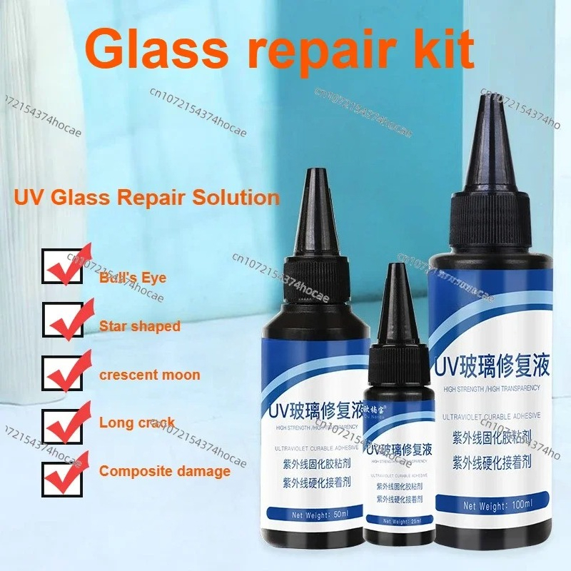 Auto Glass Windshield Repair T - Uv Resin recension och pris