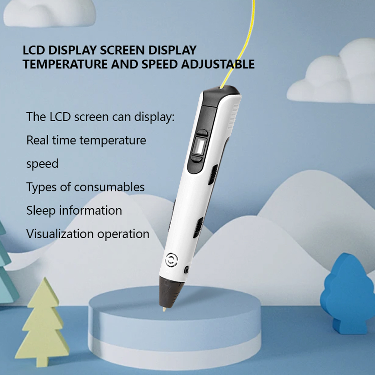 Upgraded 3D Printing Pen 9 Met - Pla Filament recension och pris