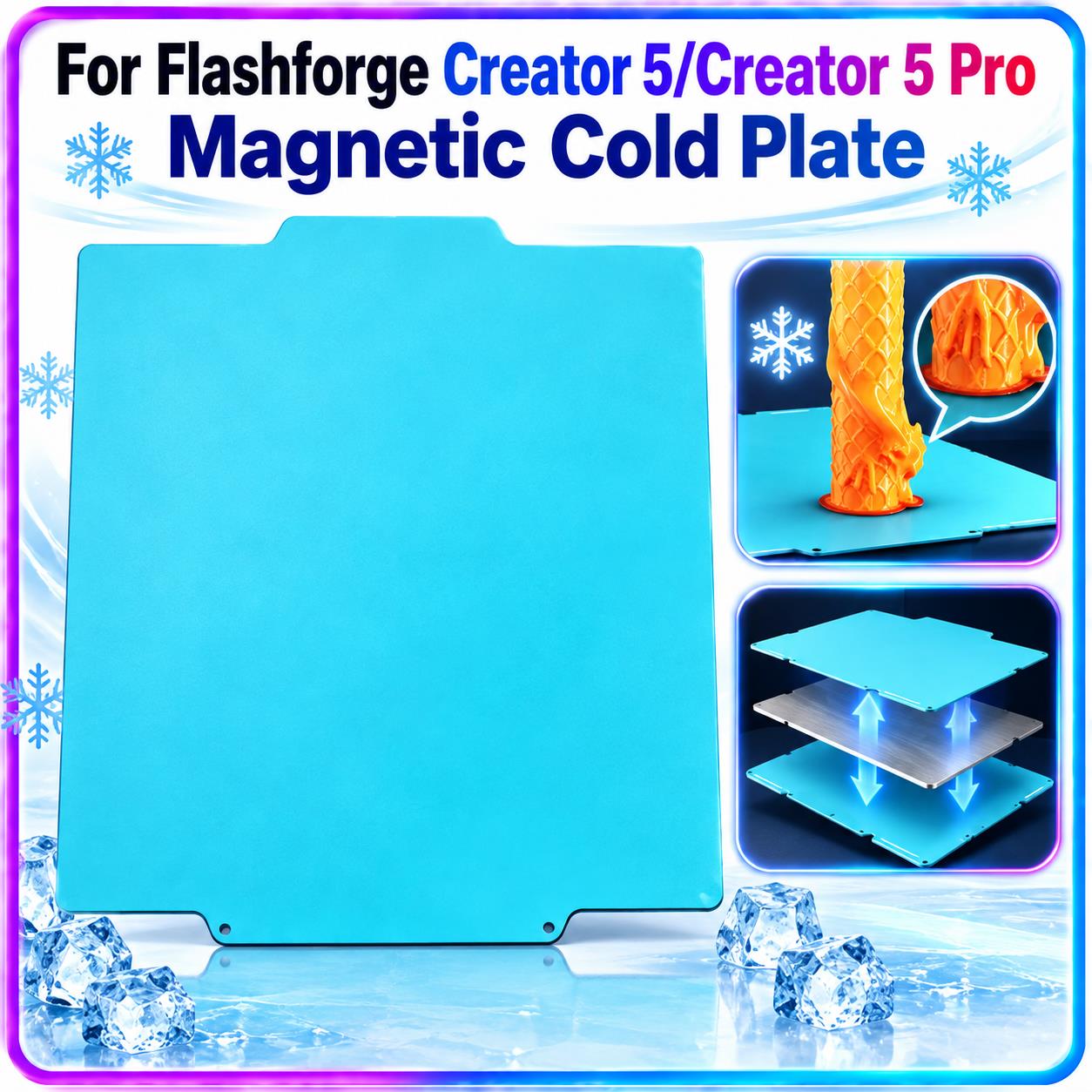 Cold Plate for Flashforge Crea - 3D Printer Bed recension och pris