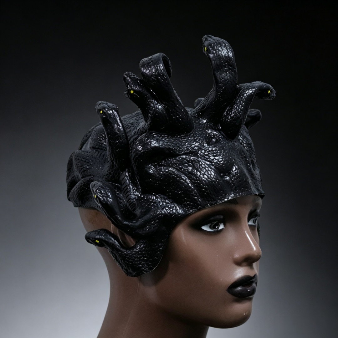 Snake Shaped Wig Mask For Wome - Cobra Extruder recension och pris