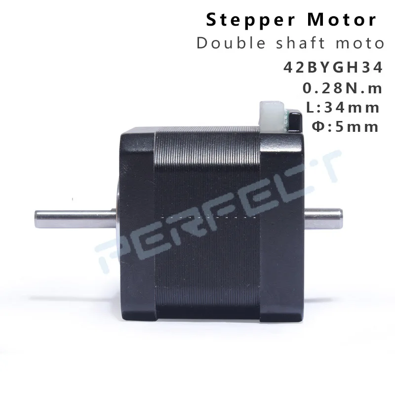 Double Shaft Motor 42BYGH34 Ne - Closed Loop Stepper Motor Nema 17 recension och pris