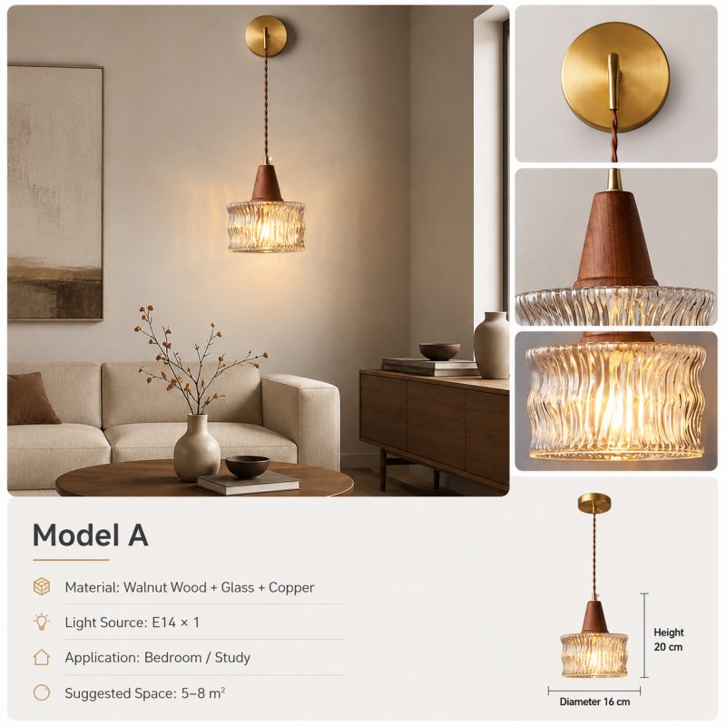 Modern Nordic Wooden Glass Pen - Bltouch recension och pris